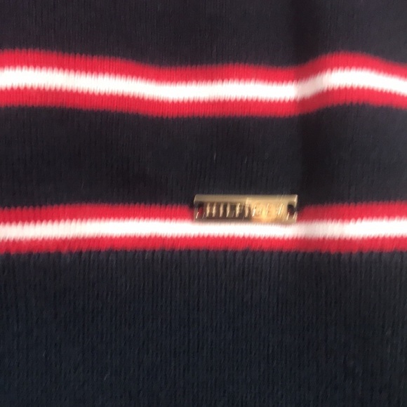 Tommy Hilfiger Red, White, Blue Striped Knit Turtleneck size M - Picture 6 of 10